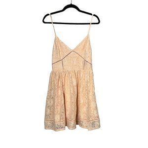 NSR Women's KNIT LACE MINI DRESS LARGE